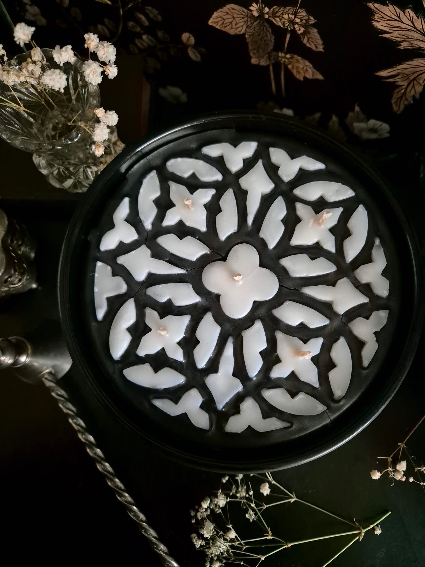 Gothic Rose Candle