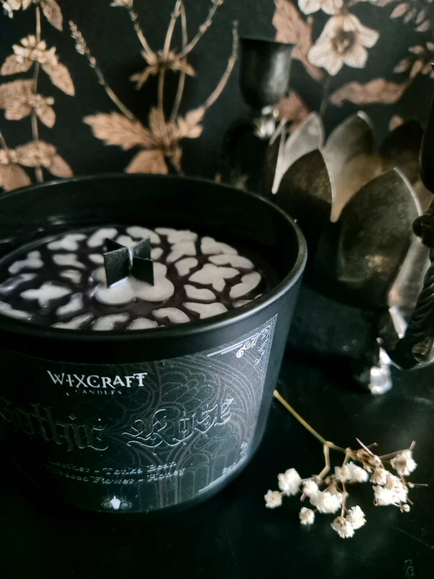 Gothic Rose Candle