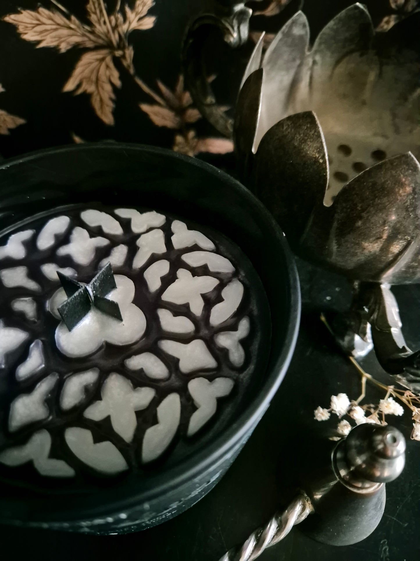 Gothic Rose Candle