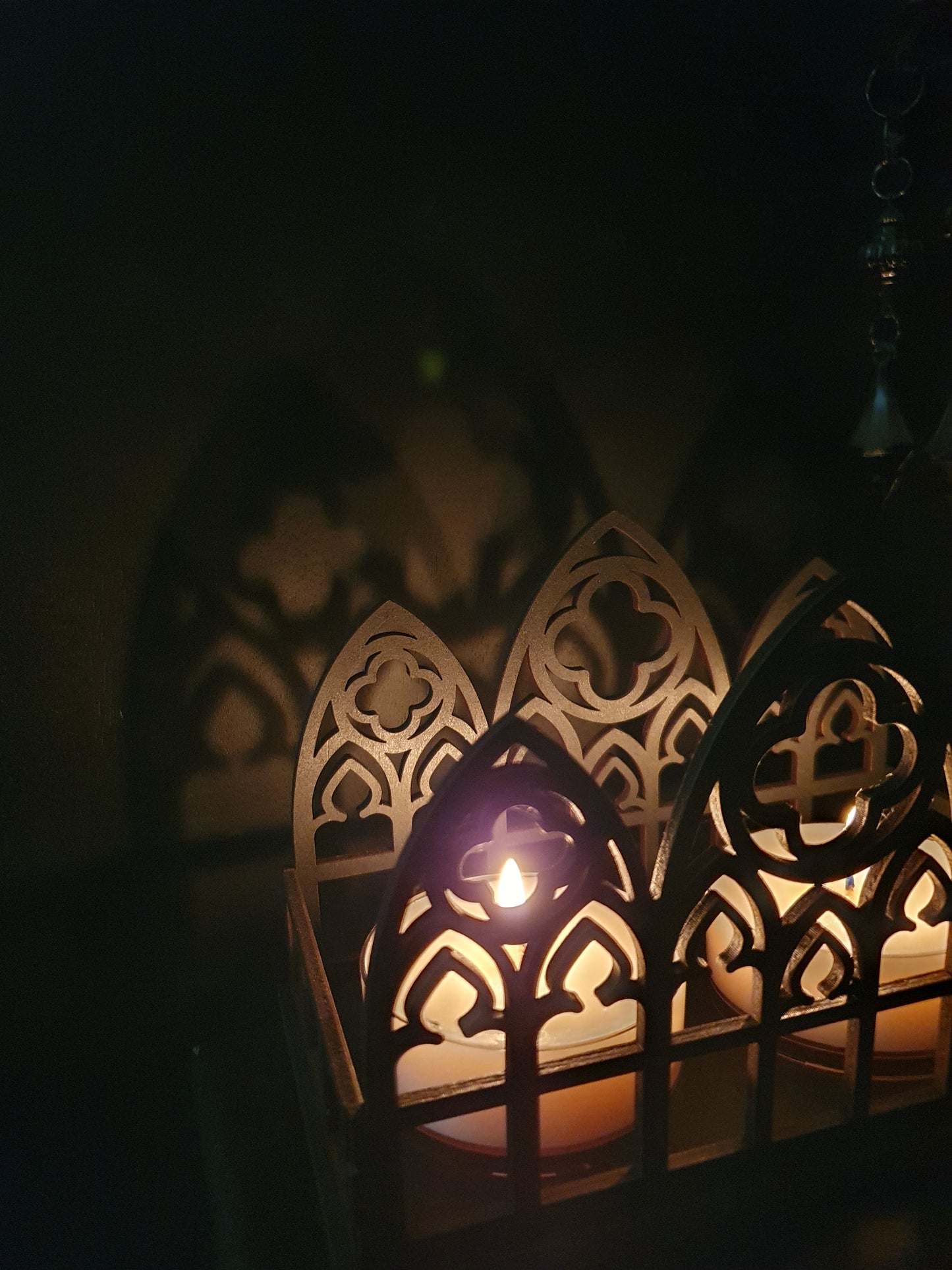 Large Cathedral Maxi Tealight Candle Holder